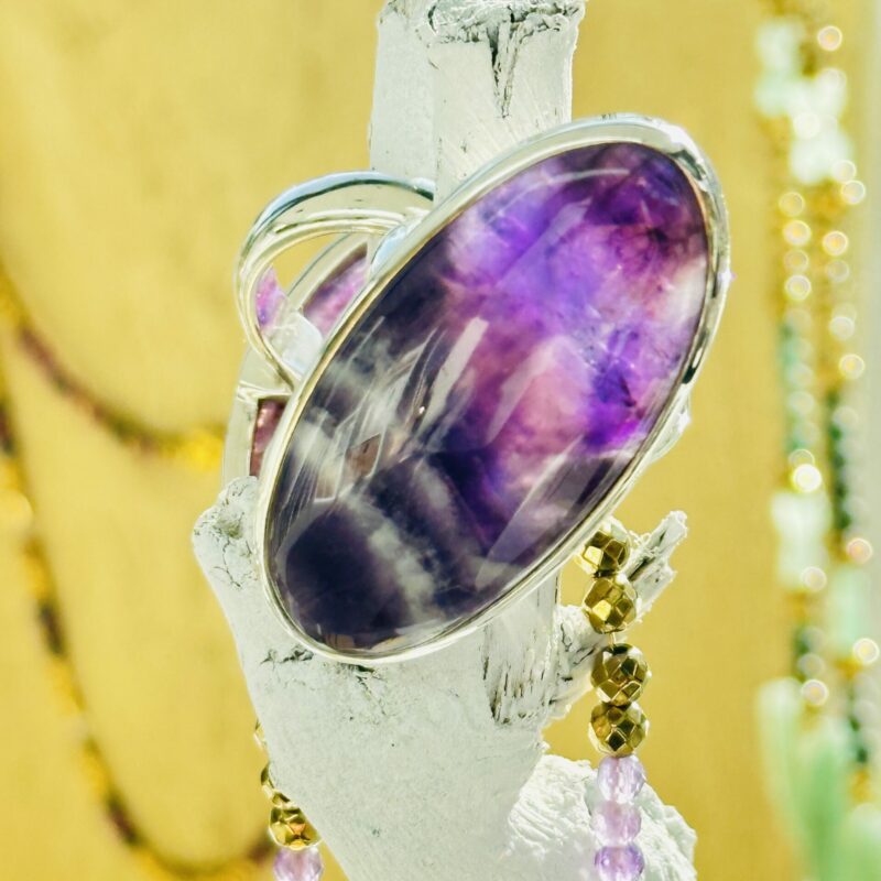 Bague Saphia- Amethyste - ovale 40 mm