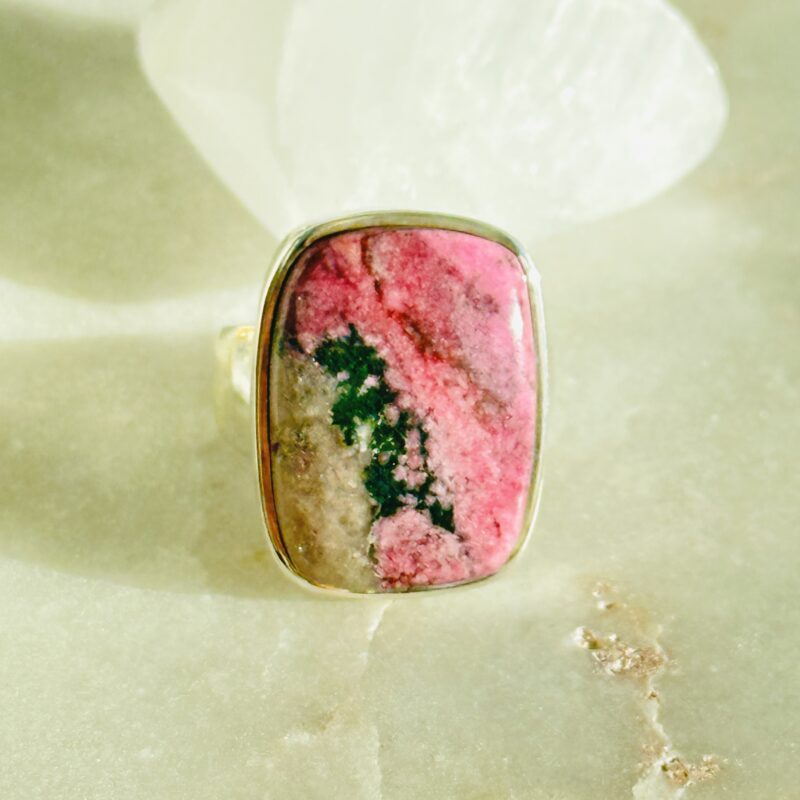 Bague Rosalia - Cobaltocalcite - rectangulaire - 22 mm