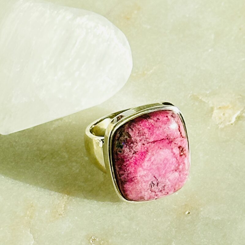 Bague Rosalia - Cobaltocalcite - rectangulaire - 19 mm