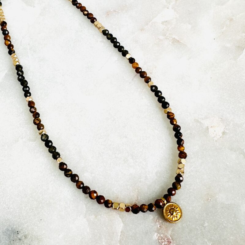 Collier Solaris 2 - Oeil de Tigre - Protection - Confiance