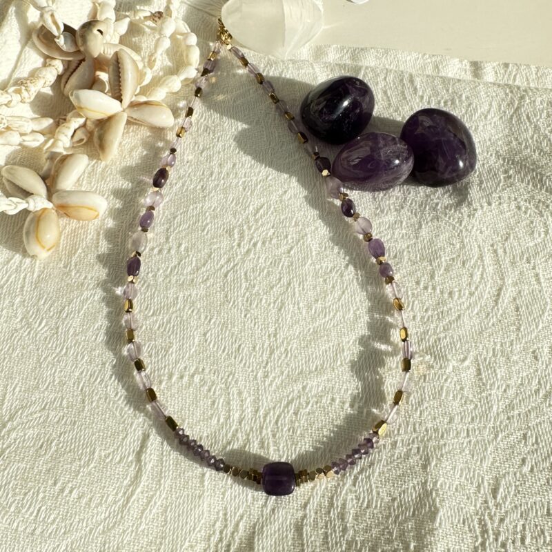 Collier Sophia - Amethyste - Sagesse & Harmonie