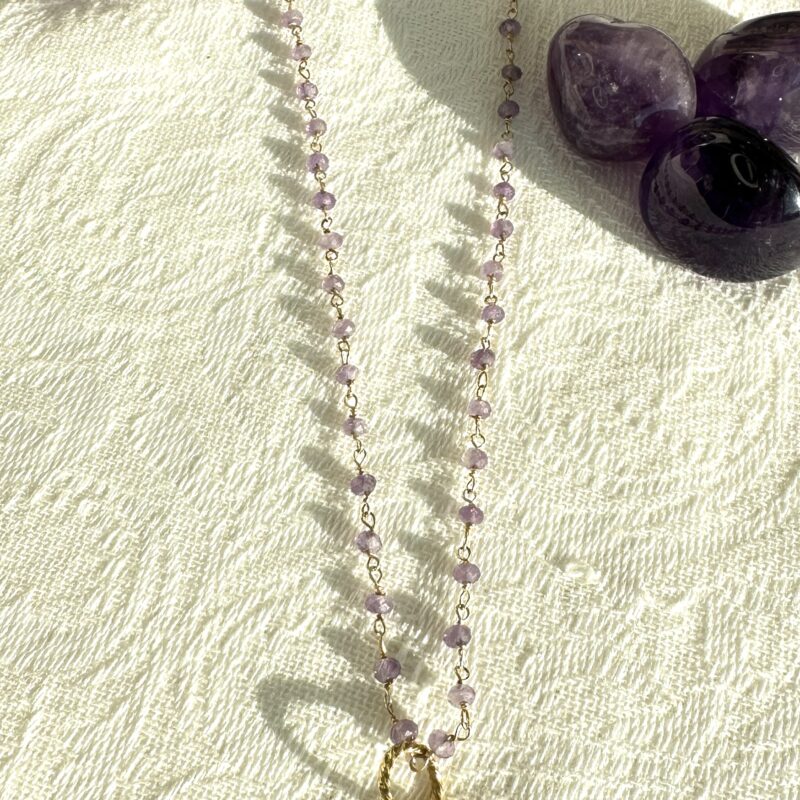 Sautoir Gigi - Amethyste - Sagesse & Harmonie