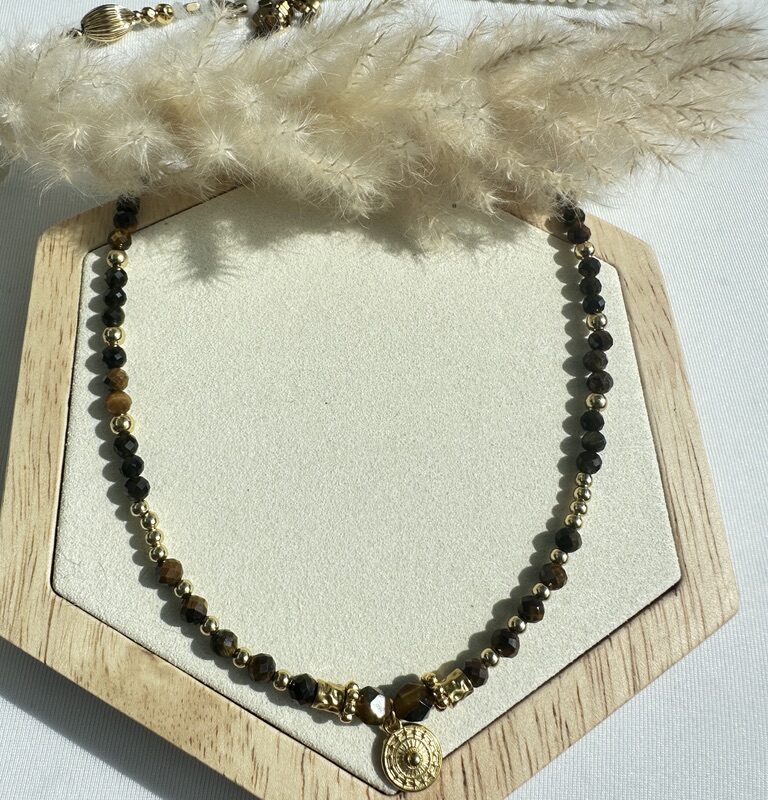 Collier Solaris - Oeil de Tigre - Protection - Confiance
